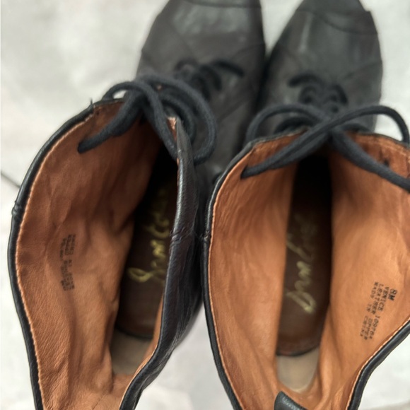 Sam Edelman Leather Peep Toe  Booties - Picture 4 of 6